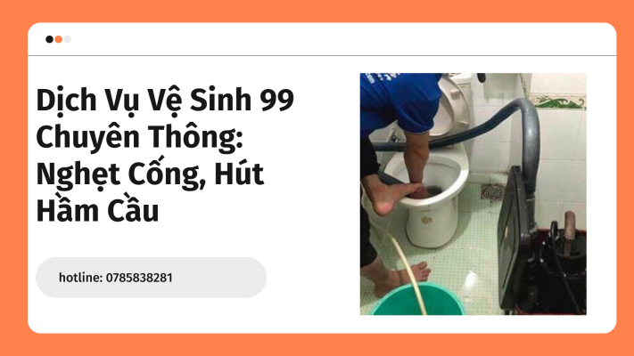 Dịch vụ thông cống nghẹt